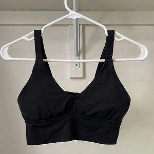 Aerie Offline Twist back sports bra in black